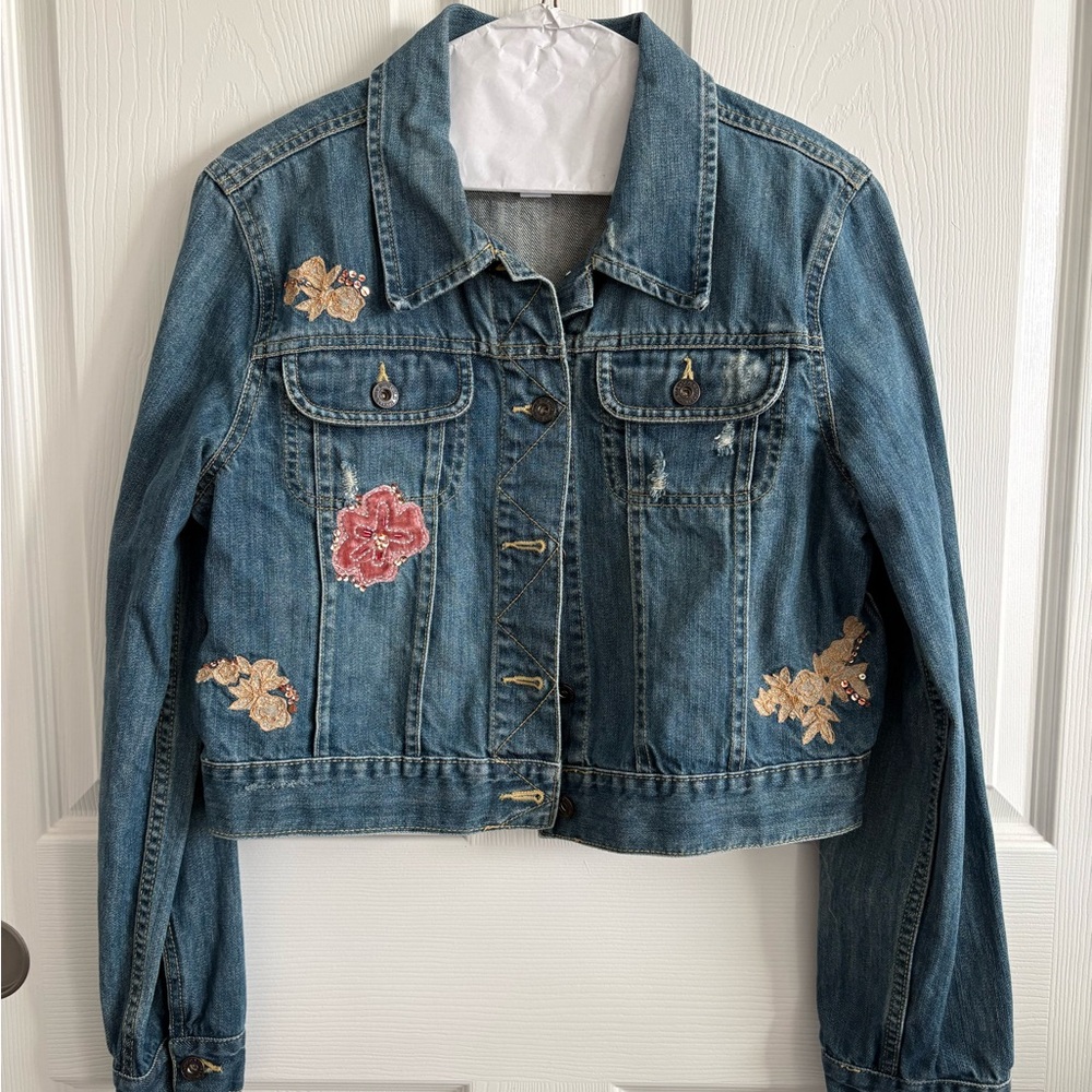 Old Navy Crop Denim Jacket